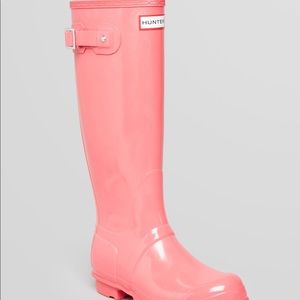 Pink Hunter Rain Boots